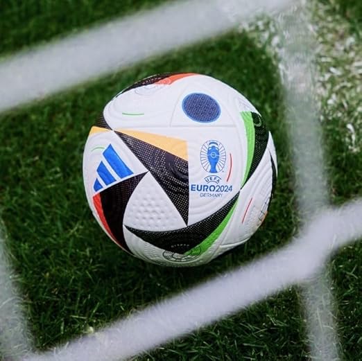 EURO 2024 Soccer Ball Size 5 | PU Football – Durable Match & Training Ball (Made in Pakistan)