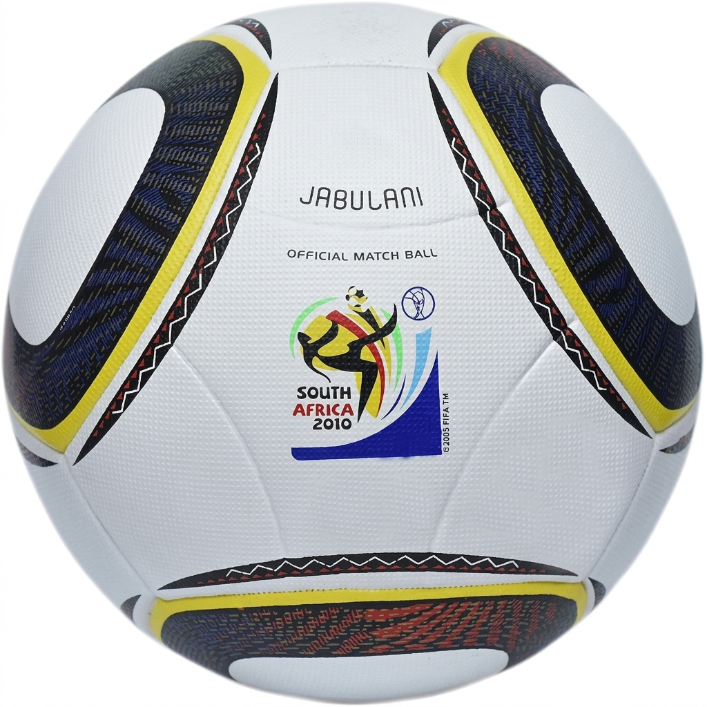Football Soccer Ball, Jabuani Ball, 2010 World Cup Ball, |Thermal Bonded | Without Air | Size 5