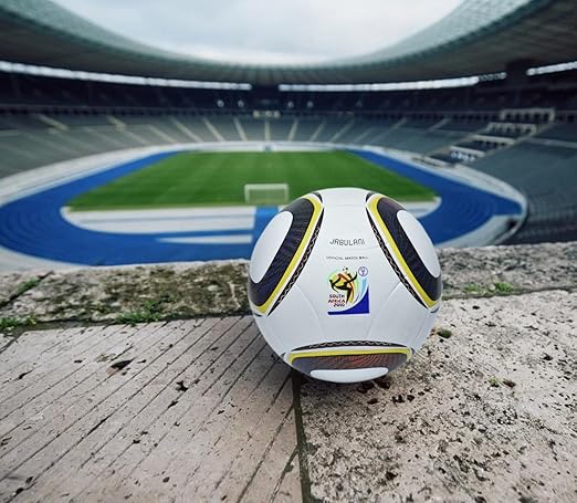 Football Soccer Ball, Jabuani Ball, 2010 World Cup Ball, |Thermal Bonded | Without Air | Size 5